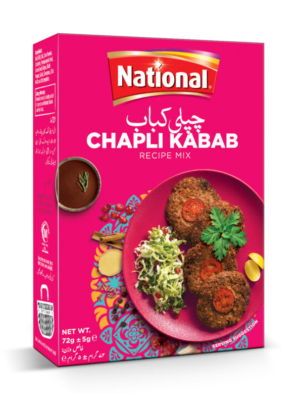 National Chapli Kabab Recipe Mix