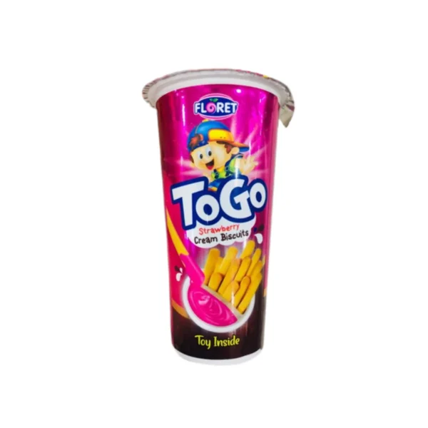 FLORET TOGO STRAWBERRY CREAM BISCUITS