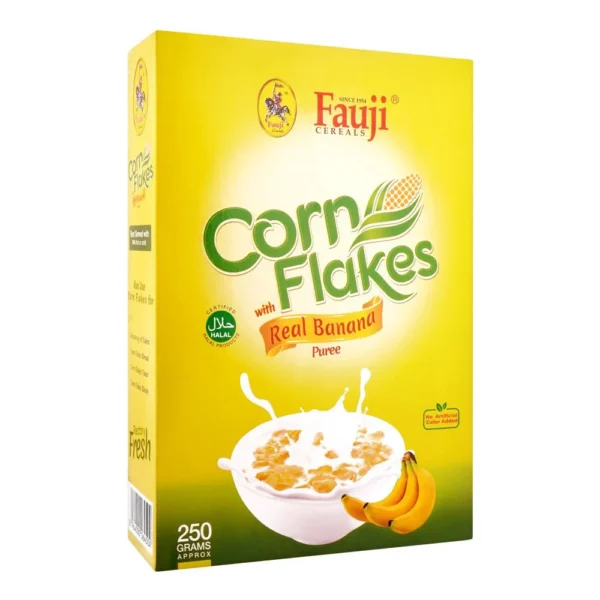 FAUJI CORN FLAKES BANANA PUREE 250GM