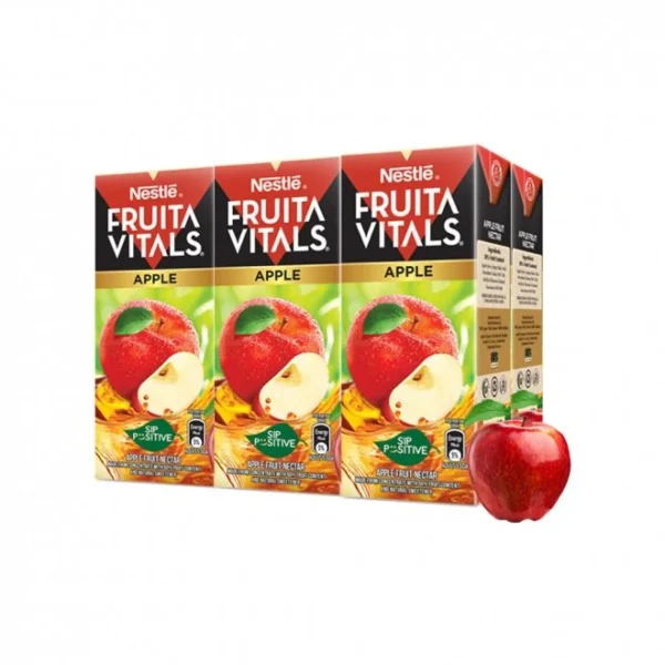 NESTLE JUICE FRUITA VITALS APPLE NECTAR 200ML-CARTON