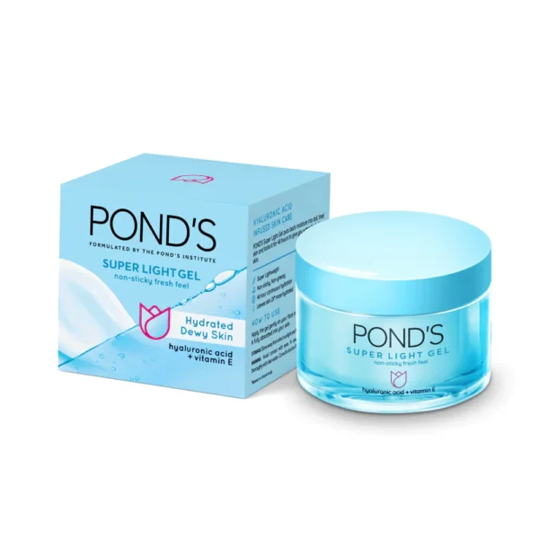PONDS SUPER LIGHT GEL WITH HYALURONIC ACID 50GM