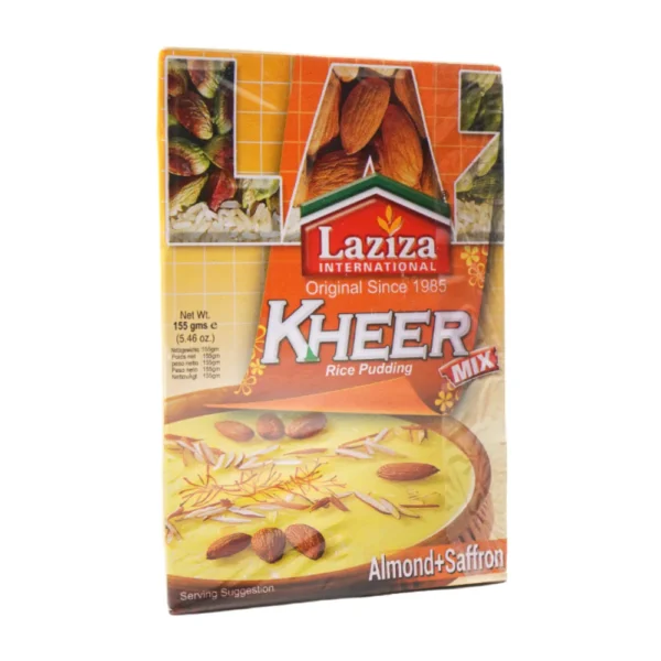 LAZIZA KHEER MIX ALMOND + SAFFRON 155GM