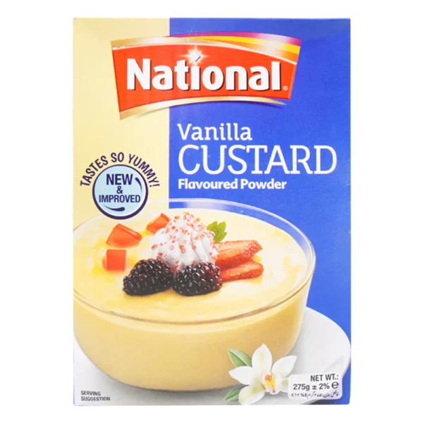 NATIONAL CUSTARD POWDER VANILLA 120GM