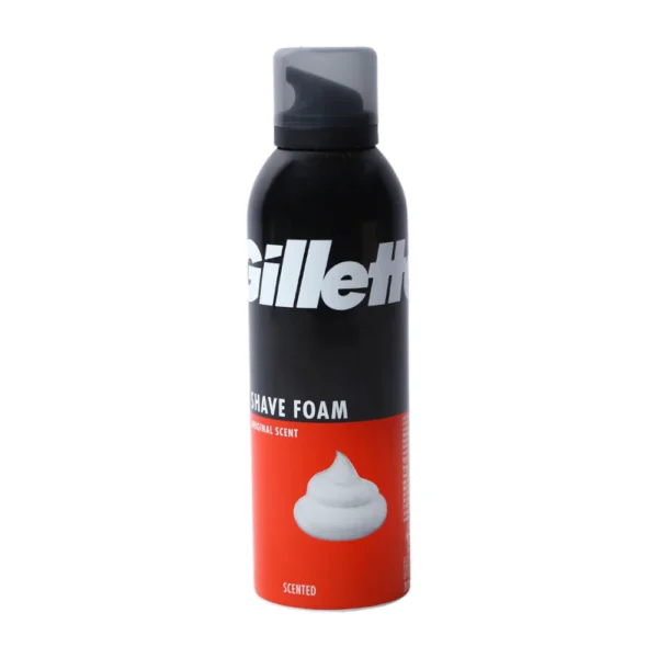GILLETTE SHAVING FOAM ORIGINAL SCENT 200ML