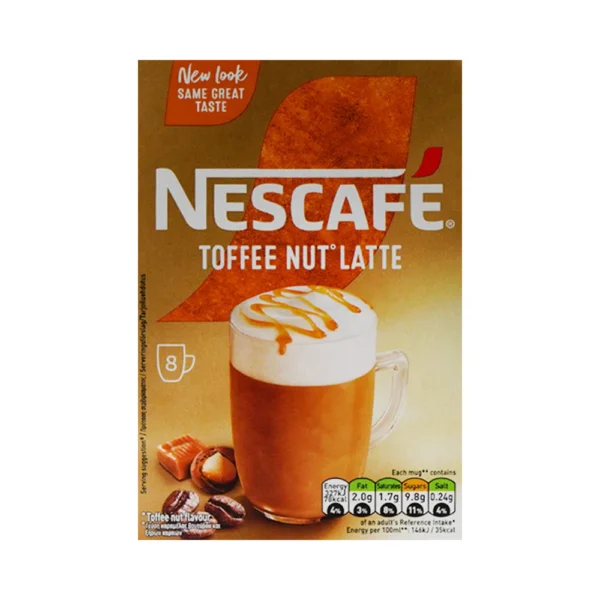 NESCAFE GOLD COFFEE TOFFEE NUT LATTE 148.8GM (price of 1 sachet)