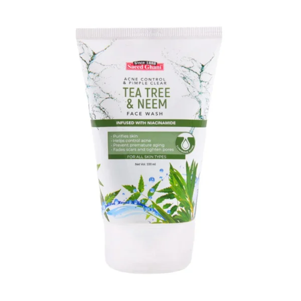 SAEED GHANI TEA & TREE FACE WASH 100ML