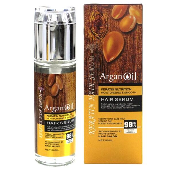 ARGAN OIL SULFATE FREE KERATIN NUTRITION HAIR SERUM 80ML