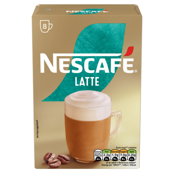 NESCAFE COFFEE LATTE 144 GM (price of 1 sachet)