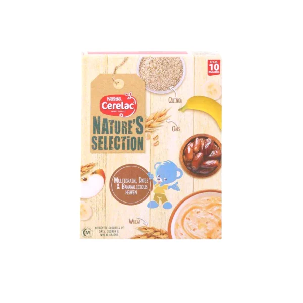 NESTLE CERELAC MULTIGRAIN DATES & BANANA 10 MONTHS 175GM