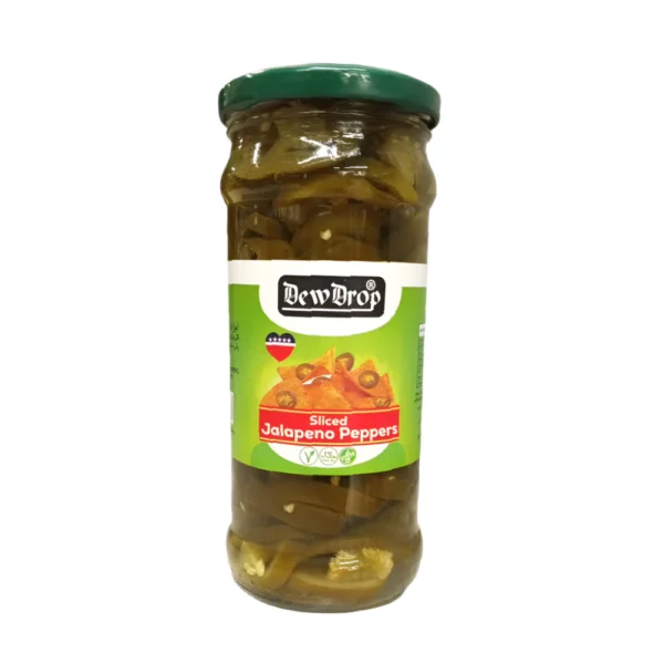 DEW DROP JALAPENO PICKLE SLICED GREEN 320GM
