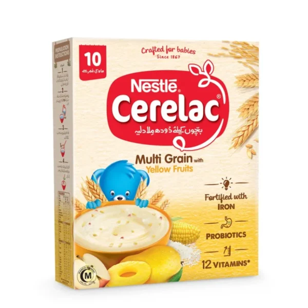 NESTLE CERELAC YELLOW FRUITS 175GM