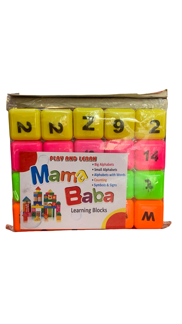 MAMA BABA LEARNING BLOCKS FOR BABIES