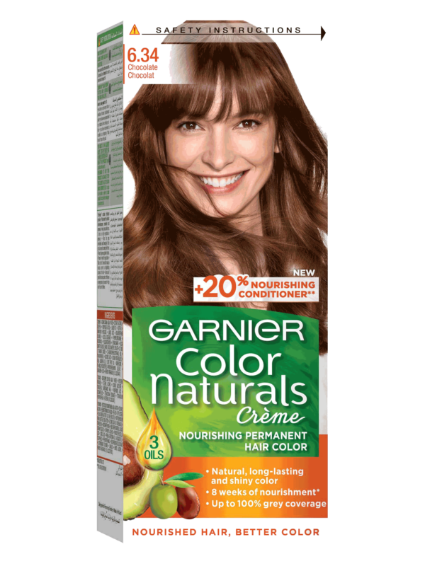 GARNIER COLOR NATURALS 6.34 CHOCOLATE CHOCOLAT PC