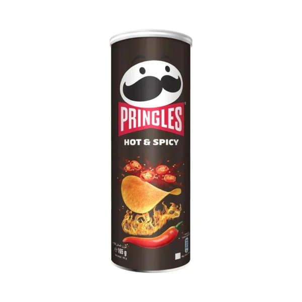 PRINGLES HOT & SPICY 165GM