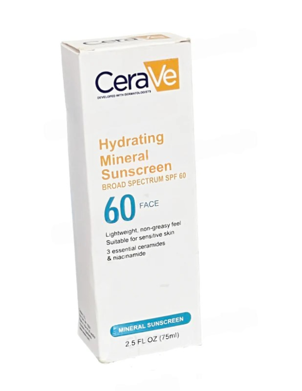 CERAVE HYDRATING MINERAL SUNSCREEN SPF 60 75ML